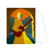 Folded SurArt 81 Laundry Bag, highlighting its flexible and durable material, perfect for space-saving storage when not in use.